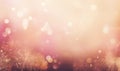 A symphony of gold and pink fireworks lights up the sky. AI generative Royalty Free Stock Photo