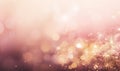 A symphony of gold and pink fireworks lights up the sky. AI generative Royalty Free Stock Photo