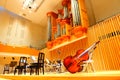 Symphony hall equipped with pipe organ