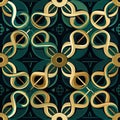 A symphony of lines and shapes seamless pattern