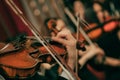 Symphony orchestra on stage Royalty Free Stock Photo