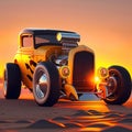 A Symphony of Power and Style, An Amazing Hot Rod, generative ai