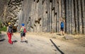 Stone Symphony in Garni. Armenia .