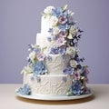 Symphony of Tiers: Harmonious Wedding Cake Design