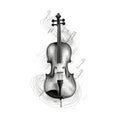 symphony violin ai generated Royalty Free Stock Photo