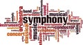 Symphony word cloud