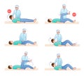 Meningeal symptoms vector