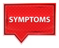 Symptoms misty rose pink banner button