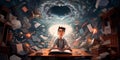 symptoms of obsessive-compulsive disorder & x28;OCD& x29;, showcasing repetitive behaviors, intrusive thoughts, and the