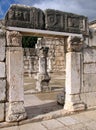 Synagogue in Capernaum Royalty Free Stock Photo