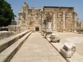 Synagogue in Capernaum Royalty Free Stock Photo