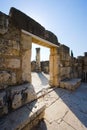 The synagogue of Capernaum Royalty Free Stock Photo