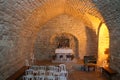 The Synagogue Church is a small Christian church in the heart of Nazareth, Israel Royalty Free Stock Photo