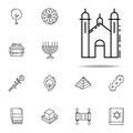 Synagogue icon. Judaism icons universal set for web and mobile