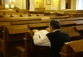 Synagogue interior Royalty Free Stock Photo