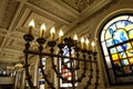 Synagogue interior. Royalty Free Stock Photo