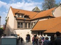 Synagogue in the Josefov or jewish area in Prague in the Czech Republic