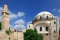 The Synagogue and Muslim minaret