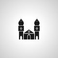 Synagogue isolated icon. Synagogue vector isolated icon. Synagogue vector isolated icon
