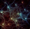 Synapses and Neurons Royalty Free Stock Photo