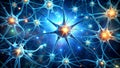 Synaptic Symphony A Tapestry of Glowing Neurons AI Generated