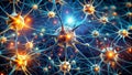 Synaptic Symphony A Vibrant Tapestry of Neural Communication AI generated