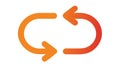 Sync Refresh Arrows Icon for Data and Updates, vector design Generative AI Royalty Free Stock Photo