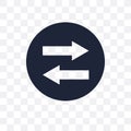 Synchronization transparent icon. Synchronization symbol design