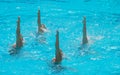 Synchronized Swimming Royalty Free Stock Photo