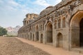 Syncretic style monument Elephant Stables, Hampi, Karnataka Royalty Free Stock Photo