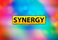 Synergy Abstract Colorful Background Bokeh Design Illustration