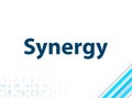 Synergy Modern Flat Design Blue Abstract Background Royalty Free Stock Photo