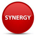 Synergy special red round button