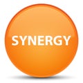 Synergy special orange round button