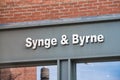 Synge & Byrne Sign