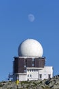 Synoptic Automatic Weather Station on the Vitosha mountain, Sofia, Bulragia Royalty Free Stock Photo