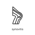 Synovitis icon. Trendy modern flat linear vector Synovitis icon Royalty Free Stock Photo