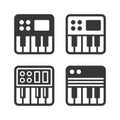 Synthesize Icon Set. Vector