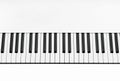 Synthesizer keyboard Royalty Free Stock Photo