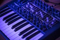 Arturia Mini Brute Synthesizer Keyboard Royalty Free Stock Photo