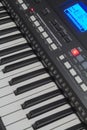 The synthesizer keyboard and its controls Royalty Free Stock Photo