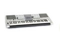 Synthesizer keyboard white background Royalty Free Stock Photo