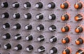 Synthesizer Knobs Royalty Free Stock Photo