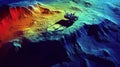 Synthetic Aperture Radar Capture of Spaceborne Terrain Analysis Royalty Free Stock Photo