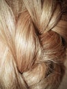 Synthetic hair close up