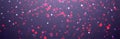 Abstract glitter background. Dark backdrop with pink red blurred particles. Vector illustration Royalty Free Stock Photo