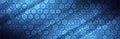 Blue technology background. Modern Hexagon pattern. Futuristic stock vector illustration