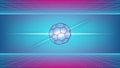 Synthwave style background. Retro futuristic backdrop Royalty Free Stock Photo