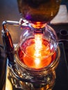 Syphon Coffee Maker in Cafe Restaurant