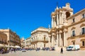 Piazza Duomo avd Cathedral of Syracuse